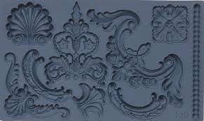 Classic Elements 6x10 IOD Mould by Iron Orchid Designs