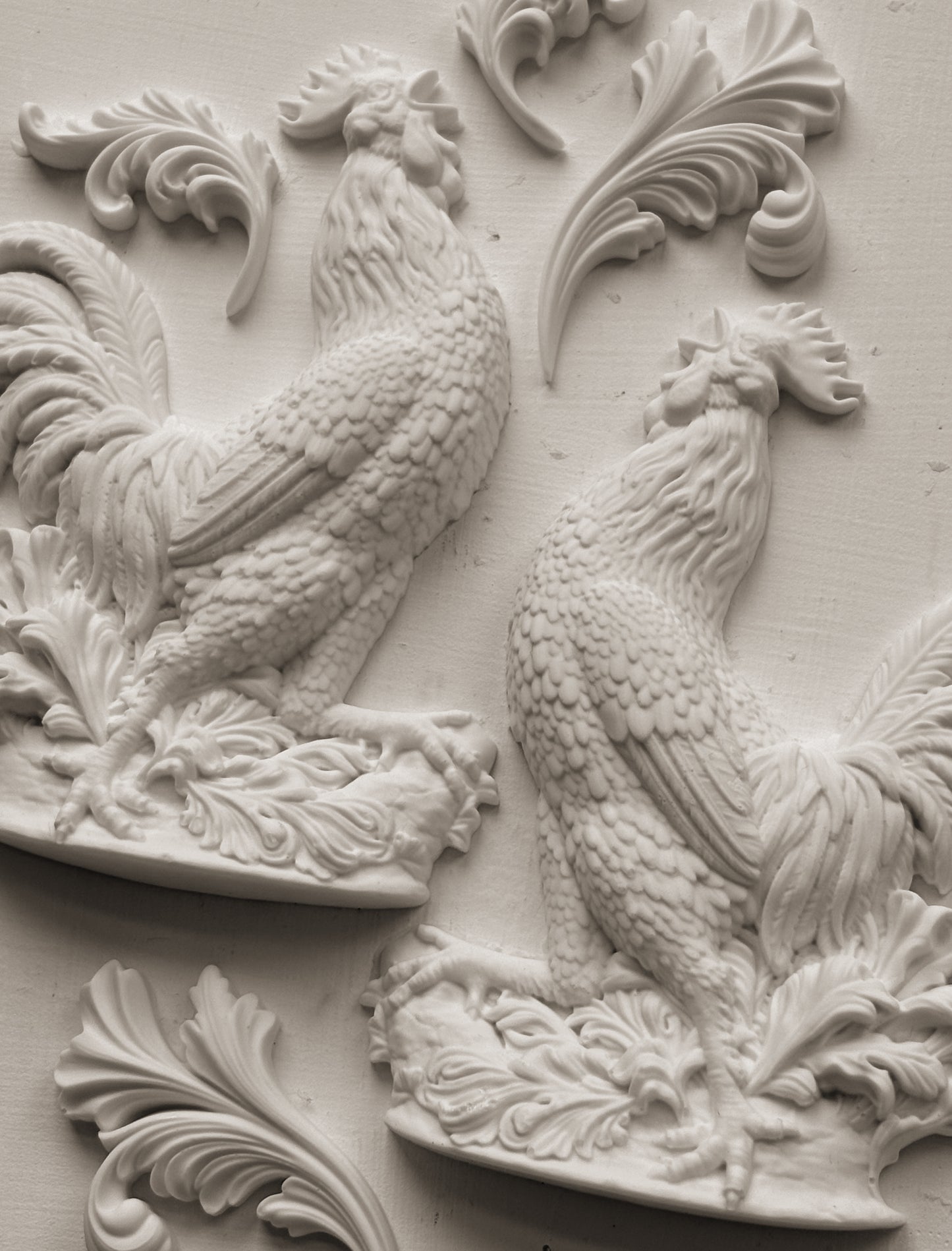 Chanticleer 5x7 IOD Mould by Iron Orchid Designs