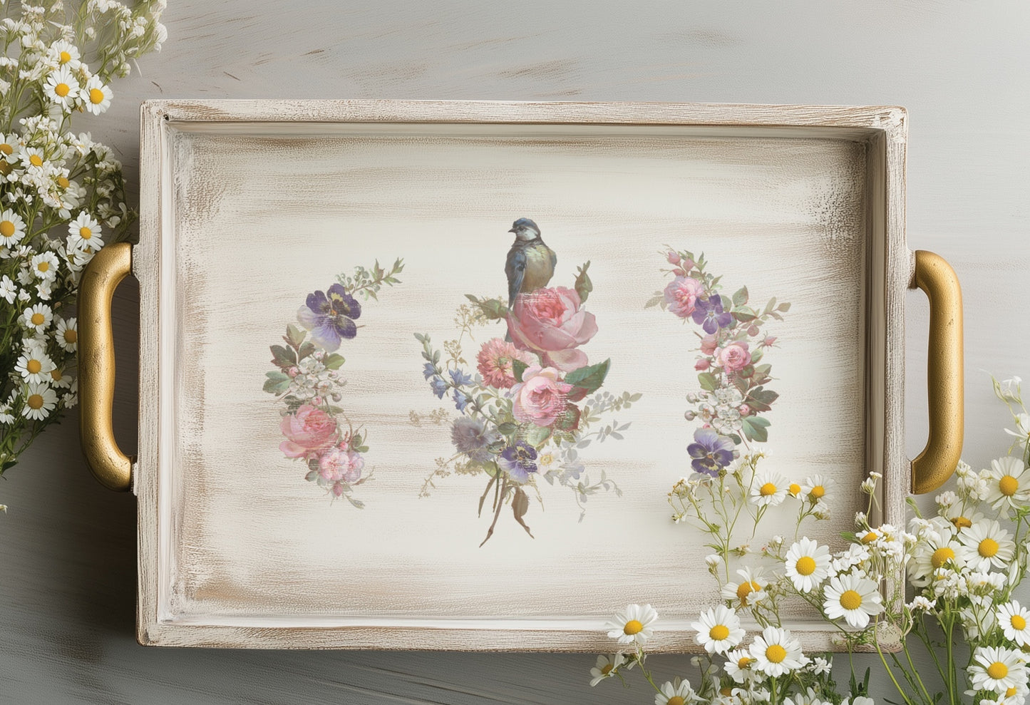 Madeleine IOD Transfer 12x16 Pad by Iron Orchid Designs