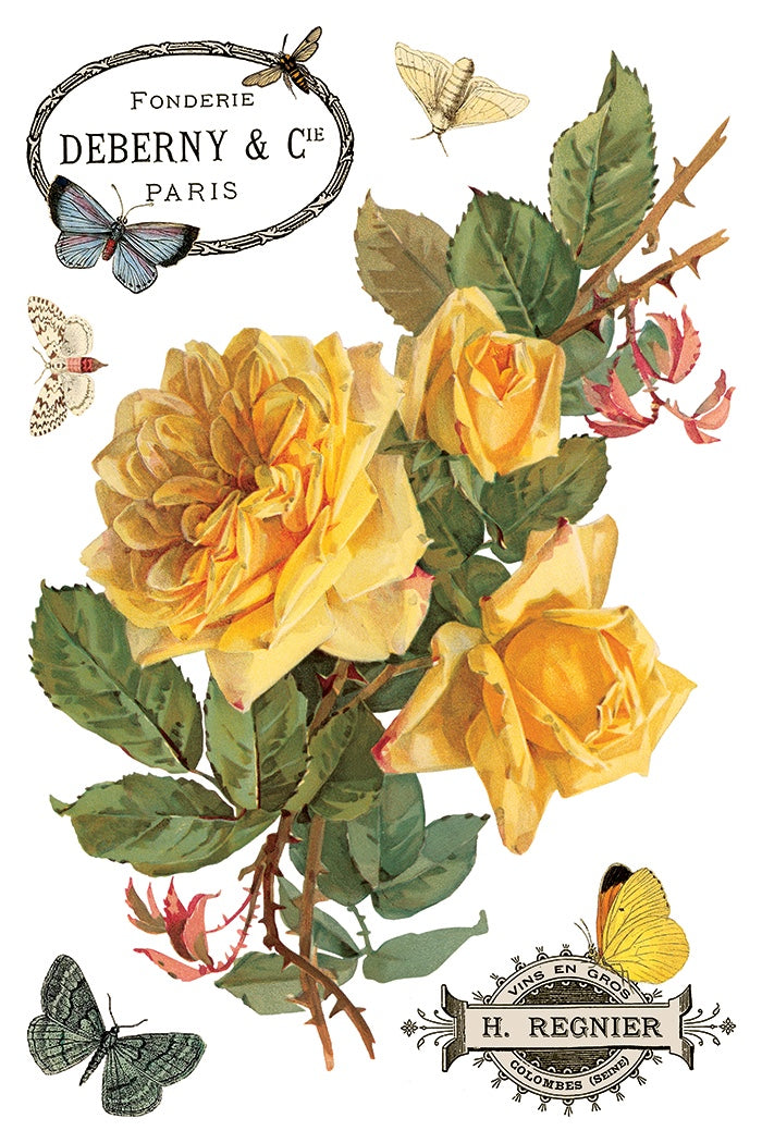 By Any Other Name IOD Transfer 8x12 Pad by Iron Orchid Designs