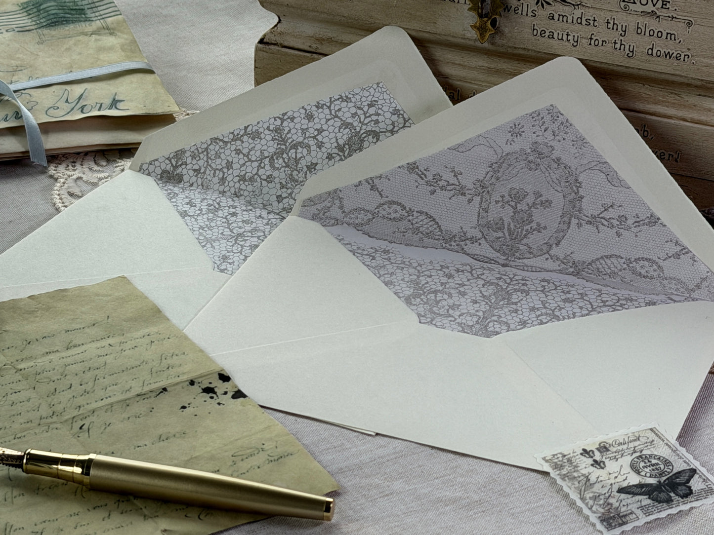 Lace 12x12 IOD Stamp by Iron Orchid Designs (NEW!)