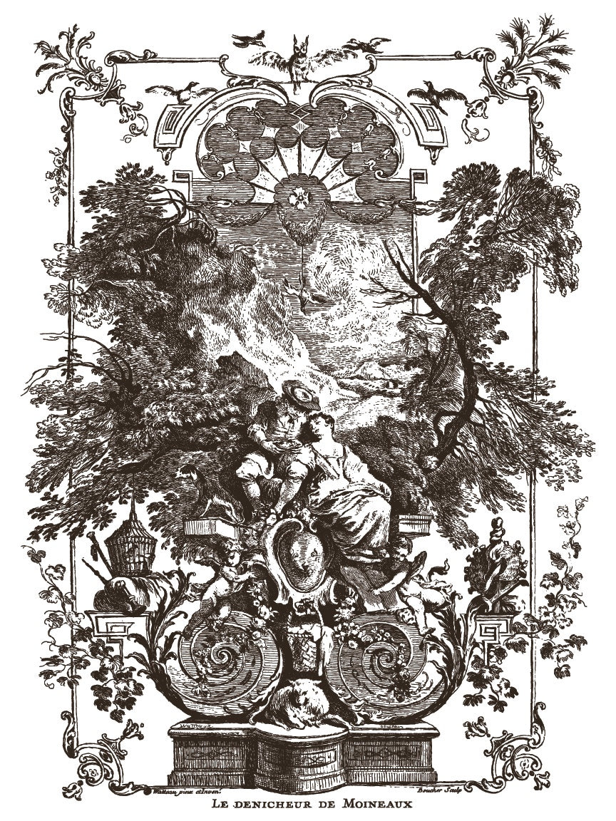 Hameau de la Reine IOD Paint Inlay 12x16 Pad by Iron Orchid Designs
