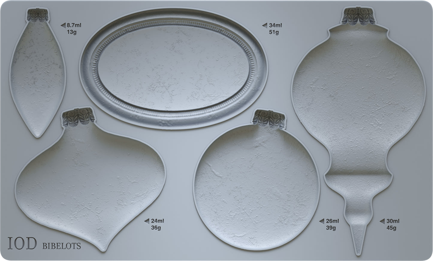 Bibelots 6x10 IOD Mould by Iron Orchid Designs