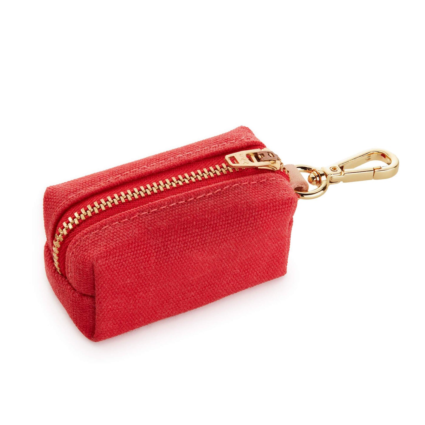 Ruby Waxed Canvas Waste Bag Holder by The Foggy Dog