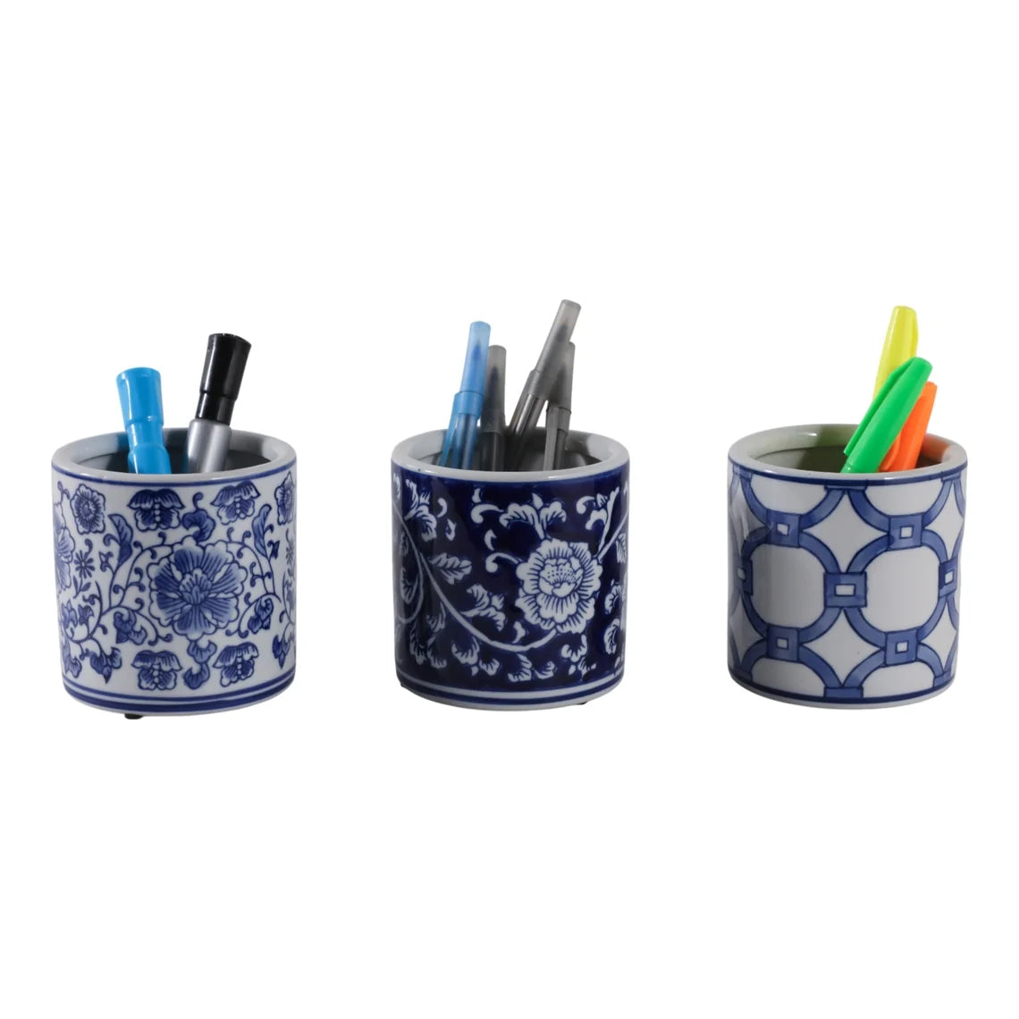 Ceramic Chinoiserie Pencil Cup (3 Styles)